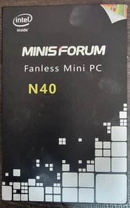 MINIS FORUM MINI-PC N40 WINDOWS 10 4GB RAM 64GB eMMC open box - Picture 1 of 2