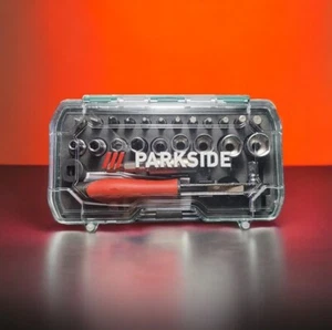 PARKSIDE Set di chiavi a bussola rotanti a cricchetto 23 pezzi Nuove P&P Free - Foto 1 di 2