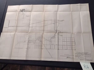 6 mile Creek, Florida. Army Corp Engineering Foldout Sketch Map Diagram - Picture 1 of 3