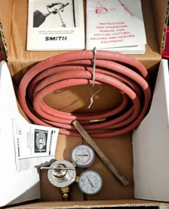 Smith HOJA MANUAL ACETILENO AIRKIT manguera reguladora PIEZAS SOLO COMO ESTÁ SIN PROBAR - Imagen 1 de 8