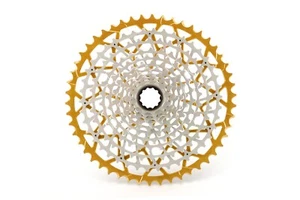 Garbaruk Cassetta Ampia Gamma 11 Velocità, SRAM XD, 10-46T, ORO - Foto 1 di 6
