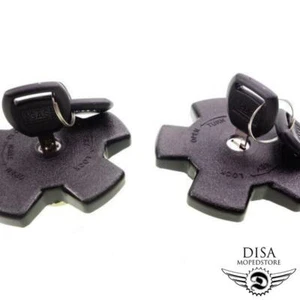 2 tapas de depósito con cerradura tapa del depósito con llave para VW Golf 1 Cabrio Jetta - Imagen 1 de 4