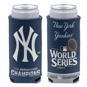 New York Yankees 2024 World Series 12 oz. Slim Can Cooler - (6 Pack) - Picture 1 of 1