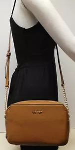 Nine West Elemi Cognac Brown Crossbody Shoulder Bag Handbag Purse "NWT" - Picture 1 of 10