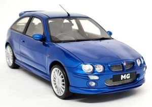 Otto 1/18 - Rover MG ZR Trophy Blue 2001 Resin Scale Model Car - Picture 1 of 7