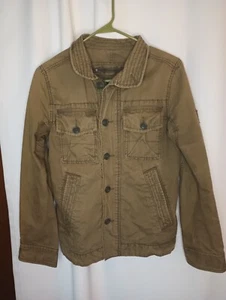 Abercrombie Fitch Sentinel Jacket Mens Medium Green Paratrooper Military Y2K - Picture 1 of 20