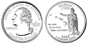 2008 P HAWAII STATE QUARTER  Choice Unc  From Mint Rolls - Picture 1 of 1