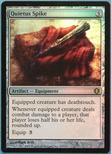 Quietus Spike FOIL Shards of Alara NM Artifact Rare CARD (225112) ABUGames