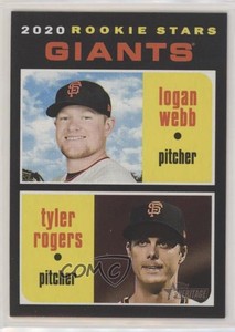 2020 Topps Heritage Rookie Stars Logan Webb Tyler Rogers #276 Rookie RC