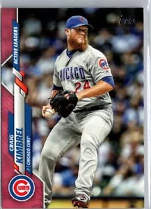 2020 Topps Update Active Leaders Mother's Day Hot Pink /50 Craig Kimbrel #U-88 - Picture 1 of 2