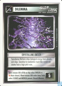 Star Trek CCG Premiere WB Unlimited Crystalline Entity - Picture 1 of 1