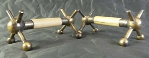 Pair of Antique 19th Century British Henry Wigfull Sterling Silver Knife Benches - Picture 1 of 12