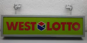 WestLotto Leuchtreklame 575 x 150mm / Leuchtschild / Für Schienensystem / 12V - Bild 1 von 3