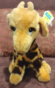 Vintage Dakin Nature Babies Josie Giraffe 1983 w Tags Plush Toy Animal New Old Y - Picture 1 of 8