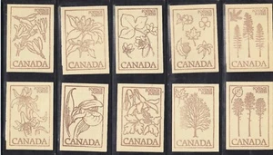 BOOKLET BK77, ELIABETH II 7 GENTIAN, WITH 10 DIFFERENT FLORA COVERS - Picture 1 of 2