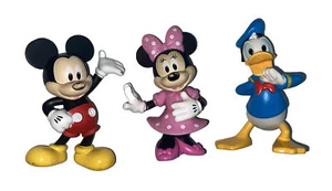 Disney Action Figures, Mickey Mouse, Minnie Mouse, Donald Duck Cute - Picture 1 of 8