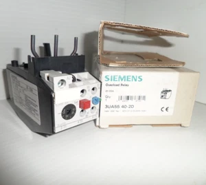 NEU IM KARTON Siemens 3ua55 40-2D Thermoüberlastrelais 20-32A Versand aus USA - Bild 1 von 11