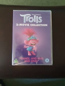 Trolls & World Tour 2pk Two Movie Collection [DVD] [2022] [Region 2] NEW Sealed