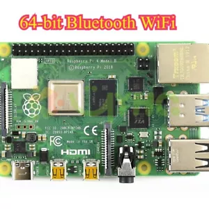 FOR Raspberry Pi 4 Model B 4GB 8GB RAM Computer Brand 64-bit Bluetooth WiFi - Picture 1 of 9