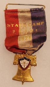 1926 PATRIOTIC SONS of AMERICA North Carolina State Camp Delegate Medallion - Picture 1 of 2
