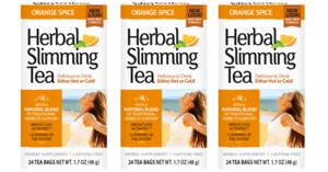 21st Century Herbal Slimming Tea Orange Spice 24 Bags Pack of 3 (72 bags total) - Picture 1 of 2