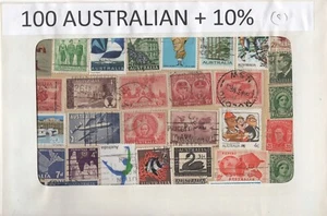 Una buena selección de 100 estampillas en estado mixto de Australia. #02 AUS100 - Imagen 1 de 1