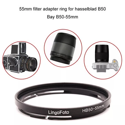 B50/60/70-62/67/72/77/82mm Lens Filter Adapter Ring Step Up Ring for Hasselblad - Image 1 of 4