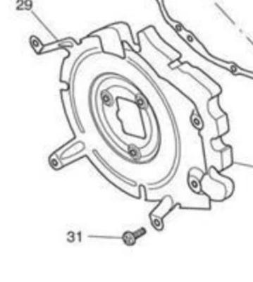 Cubierta de embrague Triumph Scrambler Plate Sound Pad 2006-2017 T1260928 Foto 1 de 4