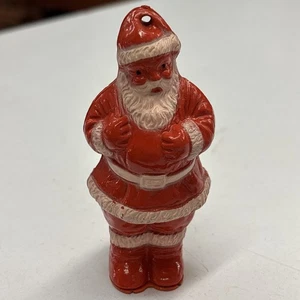 Vintage Hartplastik 3" groß Mid Century Weihnachtsmann Figur/Süßigkeitenhalter F - Bild 1 von 21