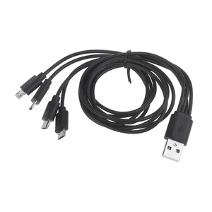 4 in 1 USB Charging Cable USB to Micro USB Simultaneously Charge for Multiple - Picture 1 of 8