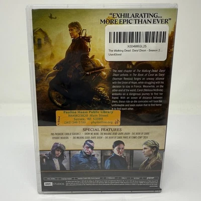 The Walking Dead: Daryl Dixon The Book of Carol DVD Season 2 Complete Episodes - Image 1 of 4