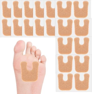 U-förmige Hornhautkissen 36 Stück Hufeisen selbstklebende Fußpolster khaki  - Bild 1 von 7