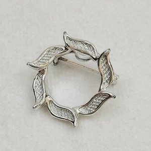 Spilla Gerry's Vintage Tono Argento Corona Texturizzata Gioielli Moda Spilla 1" MCM - Foto 1 di 7