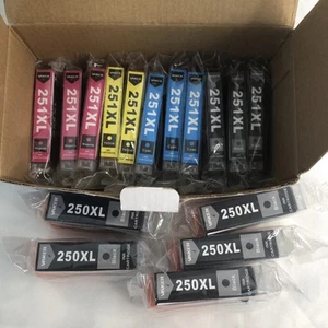 Vaker 16pk PGI-250XL CLI-251XL Ink for Canon PIXMA Printers – High Yield New - Picture 1 of 2