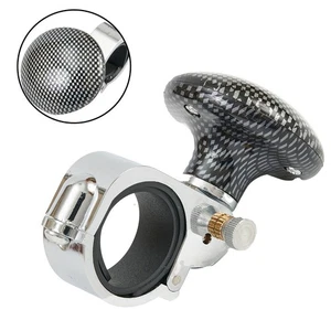 Stylish Black Steering Wheel Booster Aid Handle Knob for Enhanced Control - Picture 1 of 19