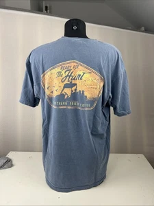 Southern Fried Baumwoll T-Shirt Blau Ready For The Hunt Tasche XL - Bild 1 von 7