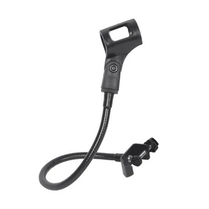 360 Degree Flexible Gooseneck Microphone Stand Adjustable Desk Mic Boom Arm S... - Picture 1 of 6