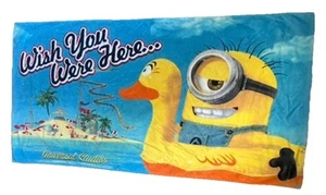 UNIVERSAL STUDIOS DESPICABLE ME MINION WISH YOU WERE HERE STRANDTUCH SOUVENIR - Bild 1 von 1