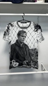 Dolce & Gabbana Men's 2016 Floral Marlon Brando T-Shirt Size 46 - Picture 1 of 8