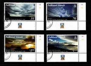 FALKLAND ISLANDS 2015 CLOUDS SET OF 4 FINE USED CTO - Picture 1 of 1