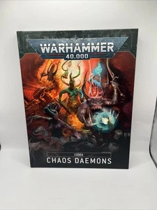 Games Workshop Warhammer 40k Codex Chaos Daemons Libro Esercito SPEDIZIONE GRATUITA - Foto 1 di 7