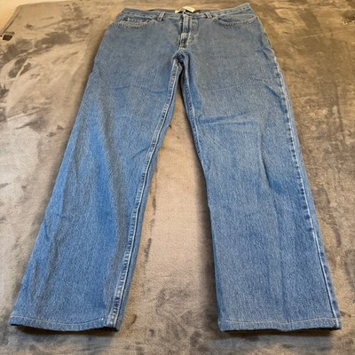 Urban Up Jeans Blue Straight Leg Denim Pants Casual Workwear Fits Mens 34x29" - Image 1 of 4