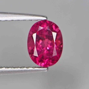 0.90 Cts Natural Rubelite Oval Cut Pink Color Loose Gemstones - Picture 1 of 5