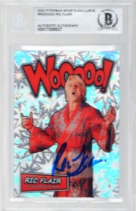 Ric Flair Auto 2024 Fiterman Sports Exclusive Wooooo! Trading Card BAS Auto 10 - Picture 1 of 2