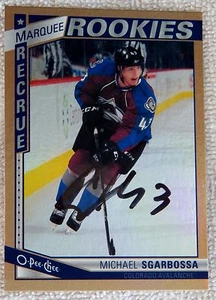 Colorado Avalanche Michael Sgarbossa 13/14 O-Pee-Chee lámina carpa novatos auto - Imagen 1 de 1