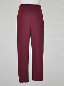 Koos of Course Side Zipper Closures Pants Size M Wine - Picture 1 of 2