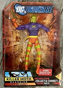 DC Universe Classics Wave 6 Killer Moth Action Figure Kalibak BAF 2008 Mint New - Picture 1 of 3
