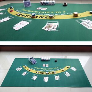 180*90cm Large Size Single-sided Blackjack Poker Table Top Felt Cloth Cover Mat 