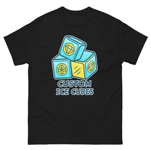 T-shirt personalizzata cubetti di ghiaccio nightclub bar vita notturna festa - Foto 1 di 13