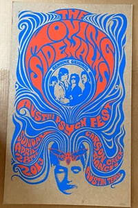 MOVING SIDEWALKS 2013 AUSTIN TX PSYCHEDELIC SCREEN PRINT POSTER LIMITED #/200 - Bild 1 von 10